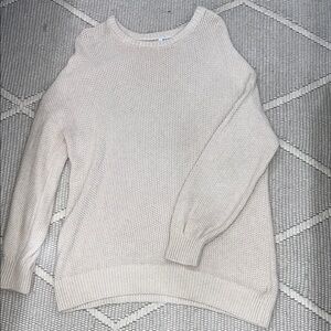 Old Navy Cream Crew Neck Sweater